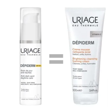 URIAGE COOFRET DEPIDERM SPF 50+ MOUSSE NET