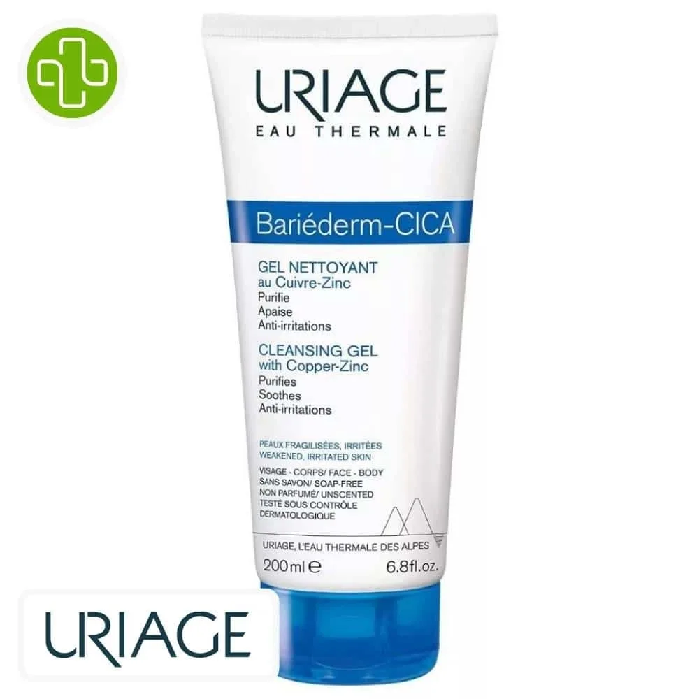 URIAGE COFFRET  BARIEDERM CICA SPF 50* + CICA GEL NET 200ML