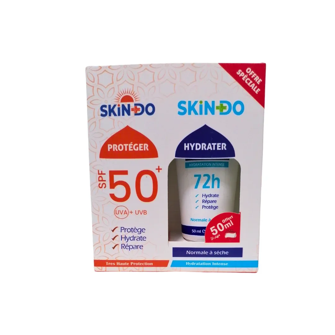SKINDO PACK CREM SOLAIRE + CRE HYDRAT PS