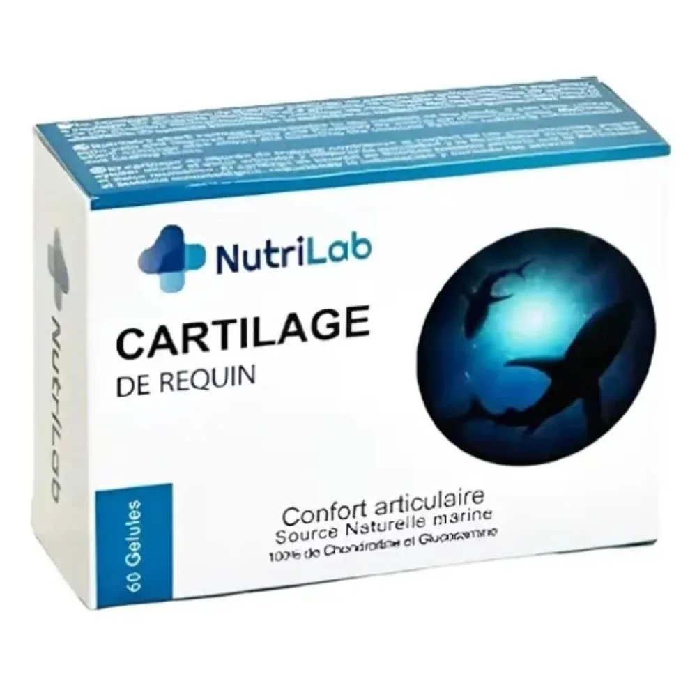 NUTRILAB CARTILAGE DE REQUIN 60 GELULLE