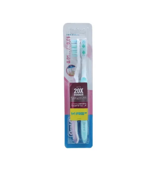 ORAL B BAD ULTRATHIN SENSITIVE 1+1