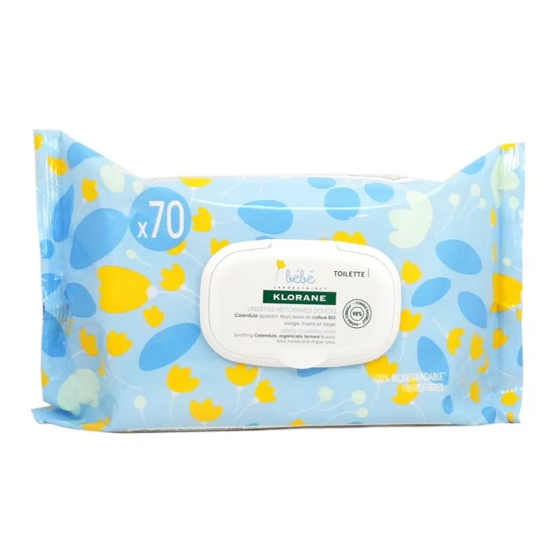 KLORANE BEBE LINGETTES NETT 25 UN