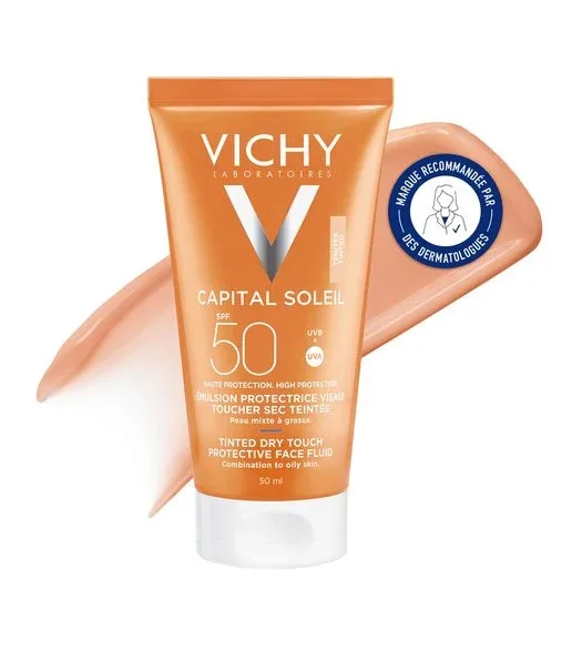VICHY CREME SOLAIRE  TEINTE ANTI-BRILLANCE TEIT MIX A GRA 50ML