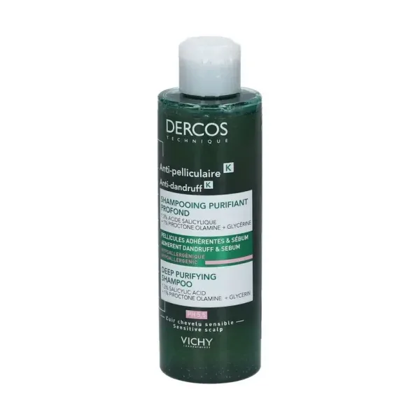 VICHY DERCOS SHAMP ANTI PELLICULAIRE PURIFIANT K 250ML