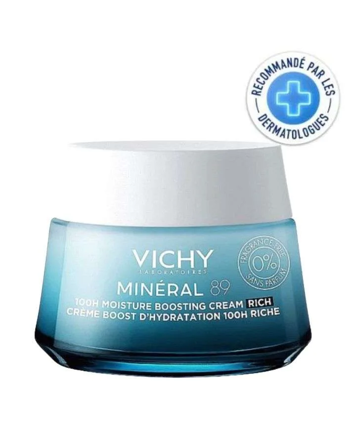 VICHY MINERAL 89 100H MOISTURE BOOSTING CREAM RICH 50ML