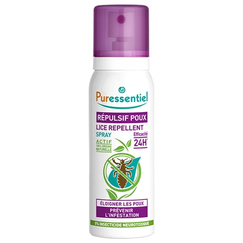 PURESS ANTI POUX SPRAY REPULSIF 24H 75ML