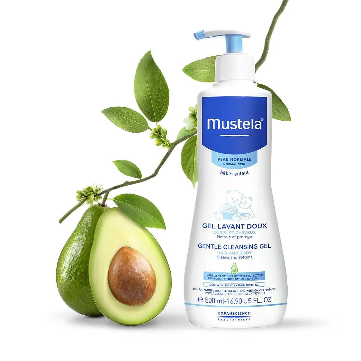 MUSTELA GEL LAVANT DOUX NETTOYANT 500ML