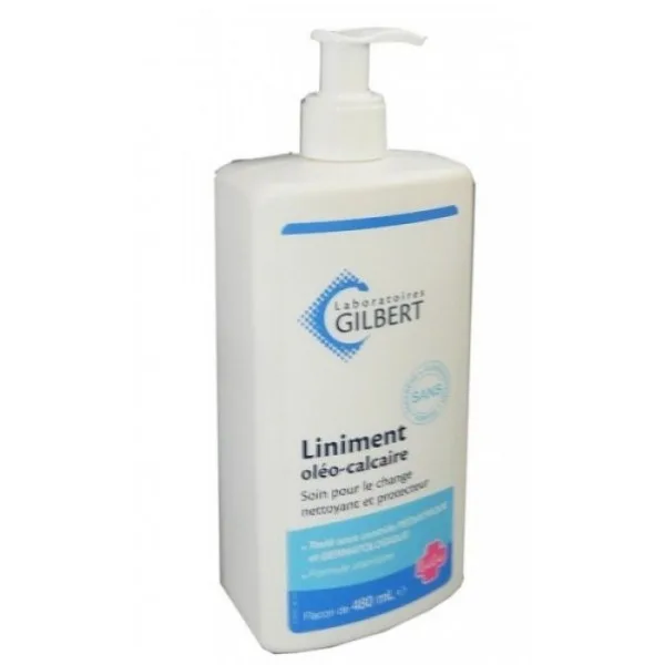 GILBERT LINIMENT OLEO CALCAIRE STABILISE POMPE 480ML