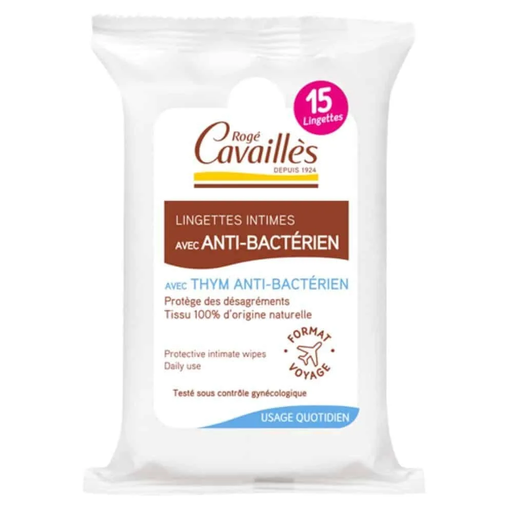 RC LINGETTE INTIME ANTI BACTERIEN 15U