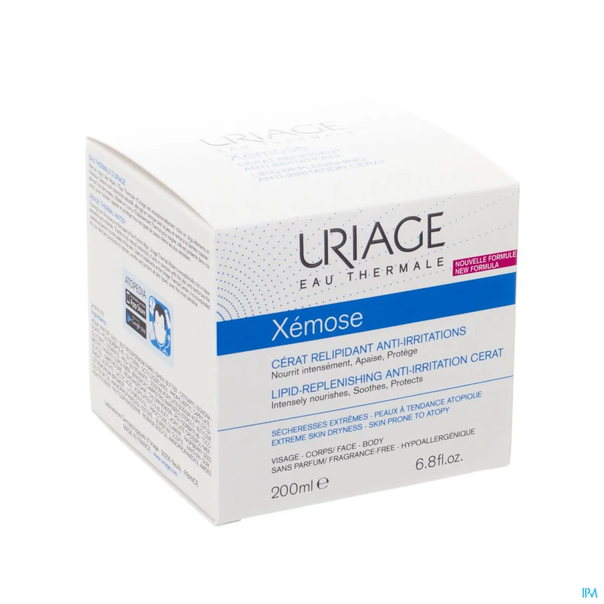 URIAGE XEMOSE CREME CERAT 200ML POT