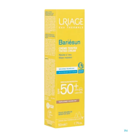 URIAGE BARIESUN SPF50+CREME TEINTE  DOREE50ML
