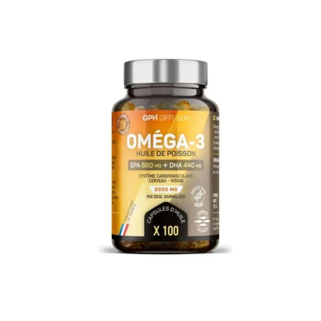 GPH OMEGA 3 100 CAPSULES MARINES 505MG