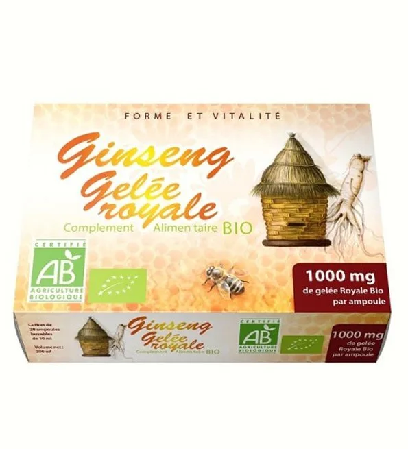 GPH GELLE ROYELE + GINSENG 20 AMPOULE 1000MG