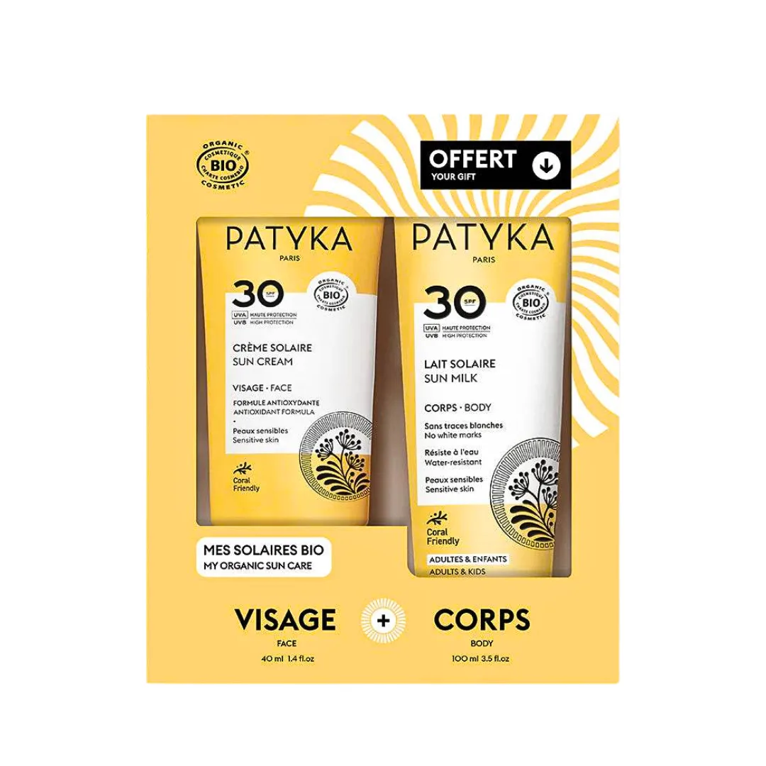 PATYKA COFFRET CREME SOLAIRE SPF 30 + SOLAIRE LAIT