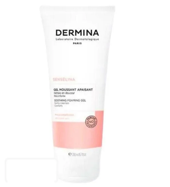 DERMINA SENSELINA GEL MOUSSANT APAISANT 200ML