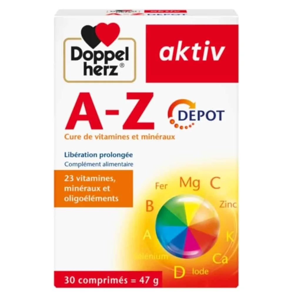 DOPPEL HERZ AKTIV ZINC + HISTIDINE+VITAMINE C 30COMPRIMES