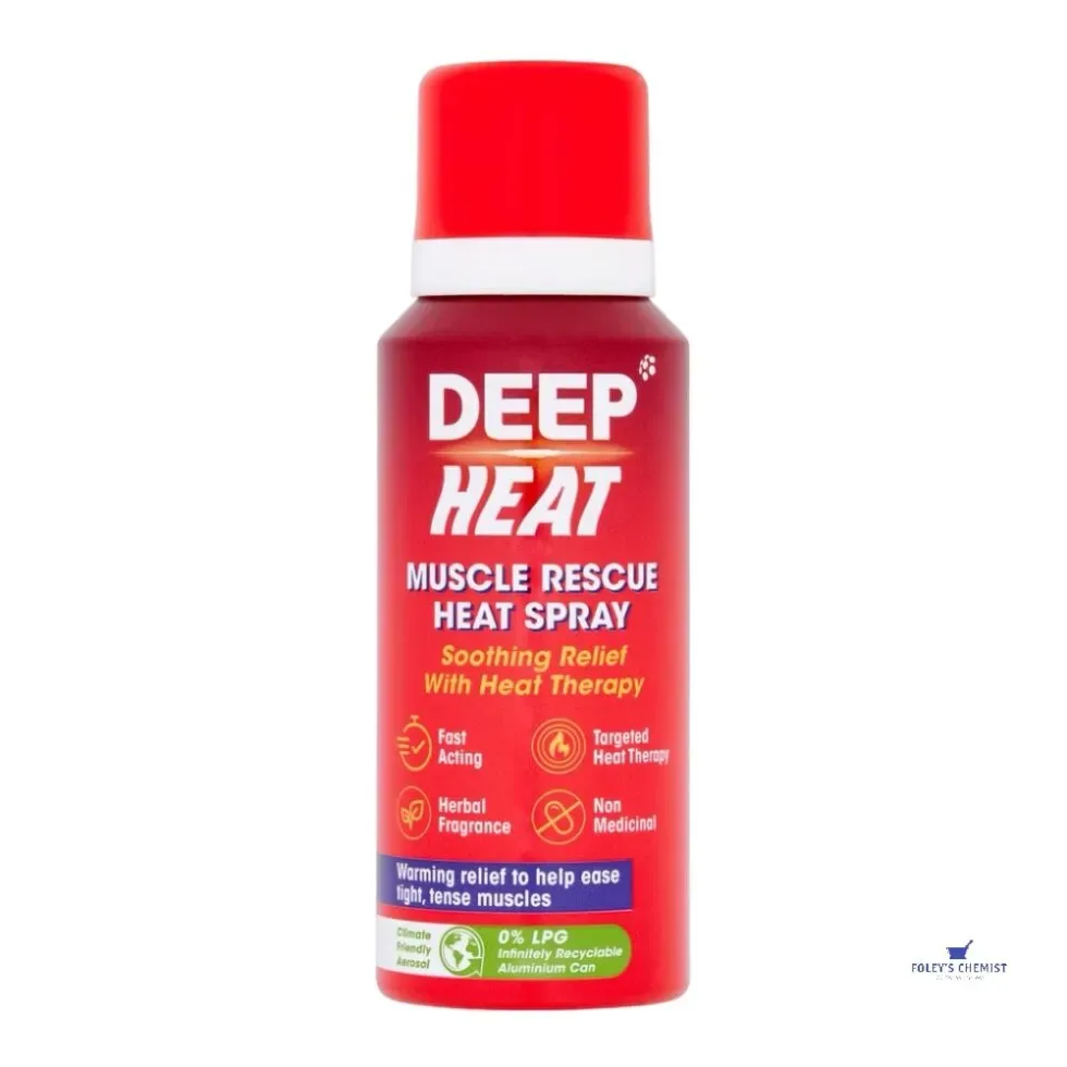 DEEP HEAT MUSCLE RESCUE HEAT SPRAY 72.50ML