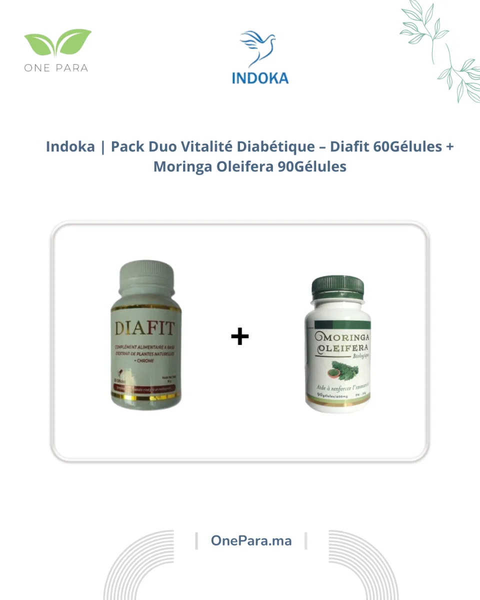 INDOKA PACK MORINGA ELEIFERA 36G +DIAFIT 60G