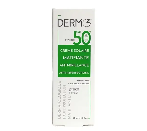 DERMOZ CREME SOLAIRE INVI 50+ 50ML