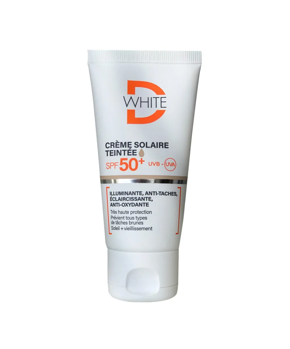 D WHITE CREME  SOALIRE TEINTE CLAIR  50*