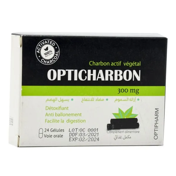 BIONUVA CHARBON ACTIF 300MG 30 GEL