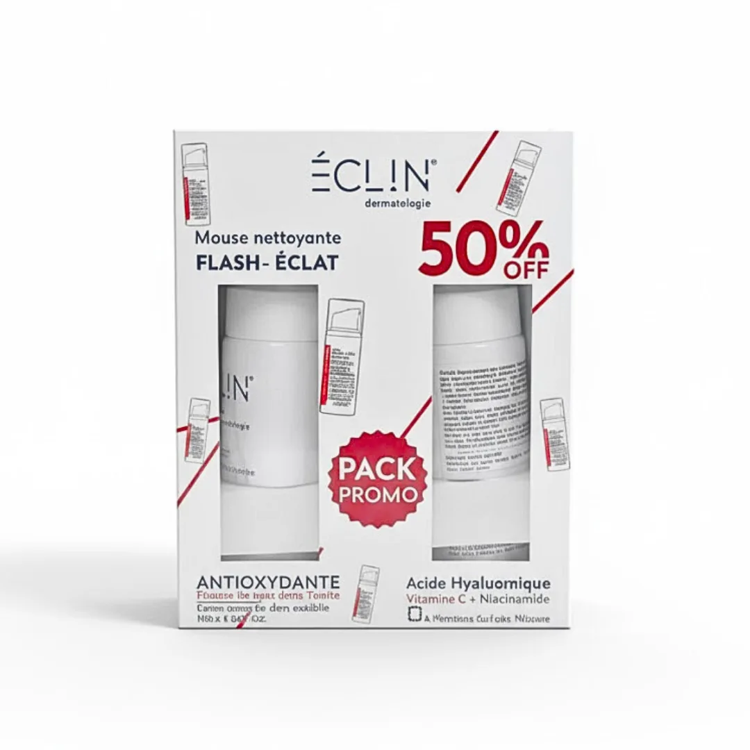 ECLIN PACK PROMO MOUSSE NETTOYANTE 1+1 50% 150ML