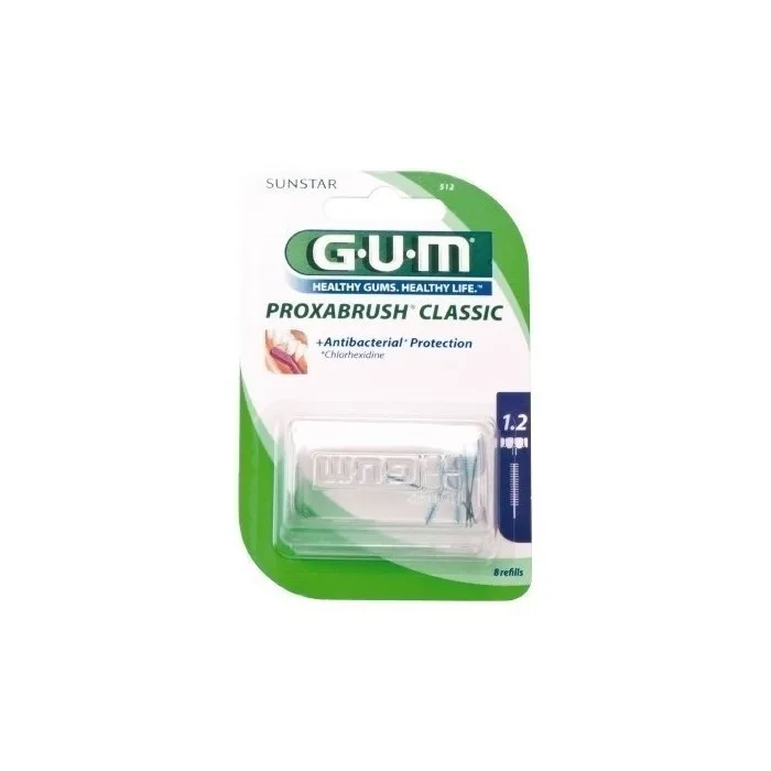 GUM 512 RECHARGE BROSS EXTRA-FINES PAR 8 UNITES