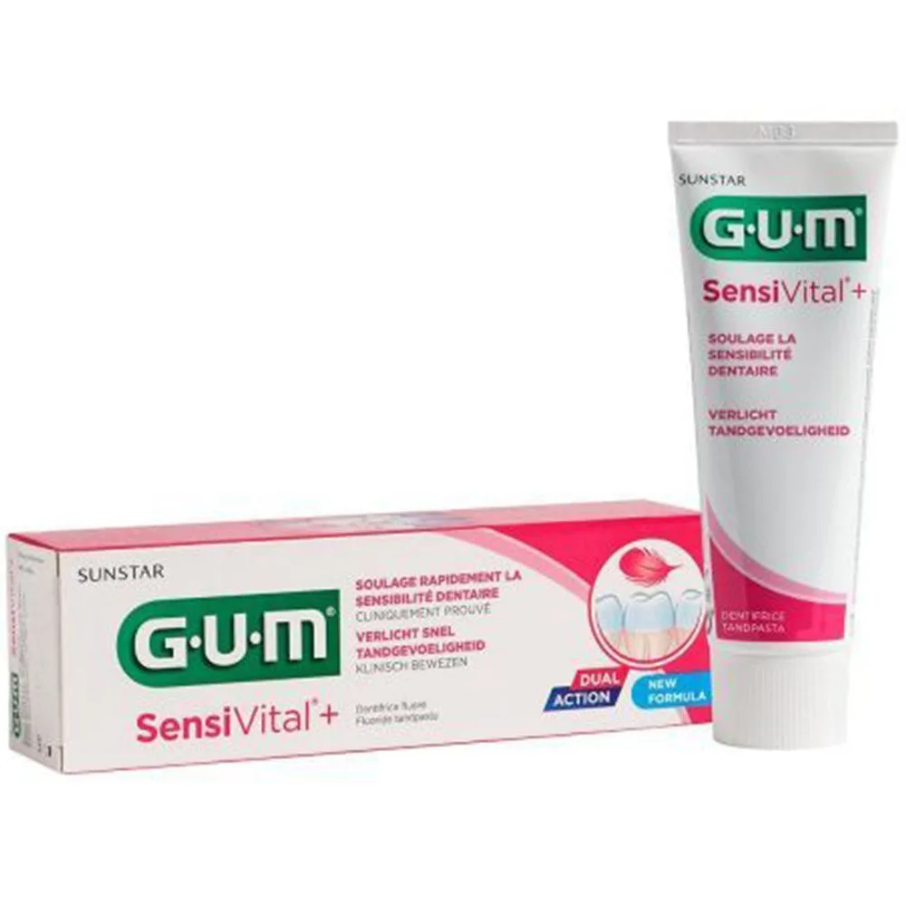 GUM DENT  SENSIVITAL PLUS(+) 75ML