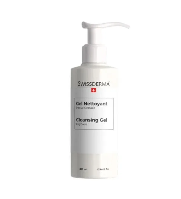 SWISSDERMA GEL NET PEAUX GRASS 500ML