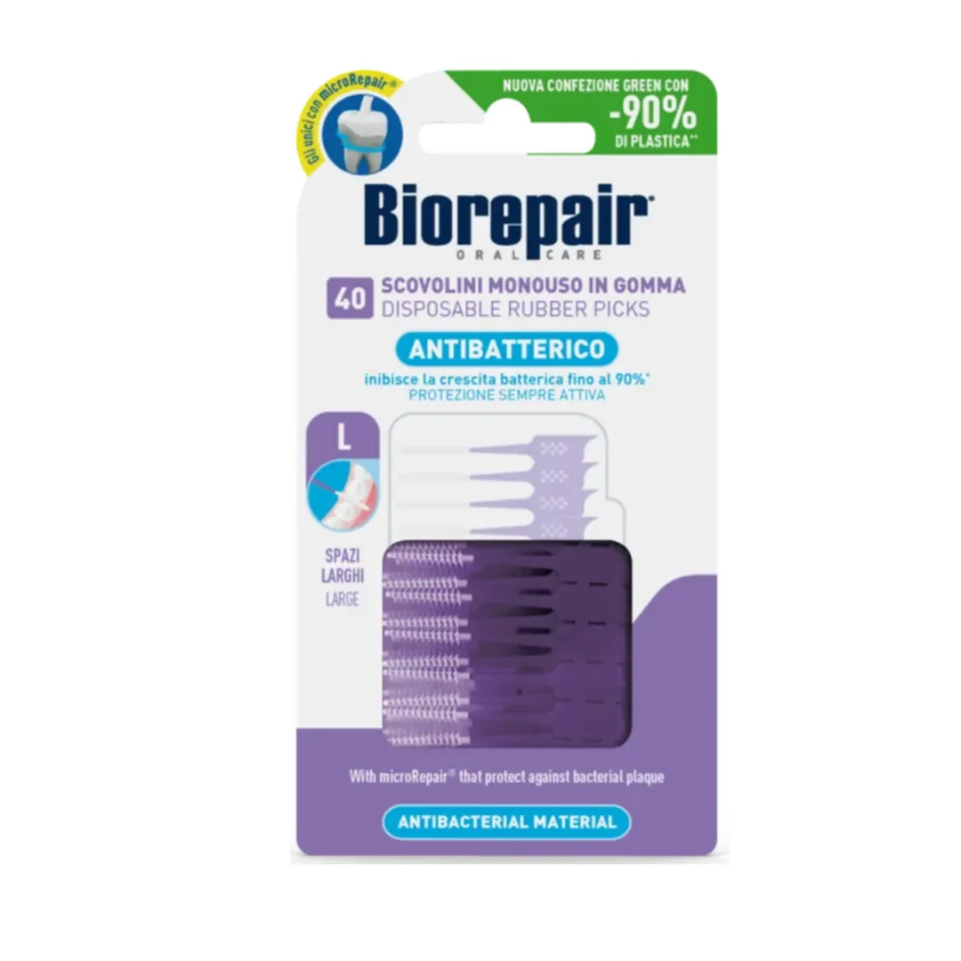 BIOREPAIR BROSSETT INTERDENTAIRE JETABLE  40 PCS LARGE
