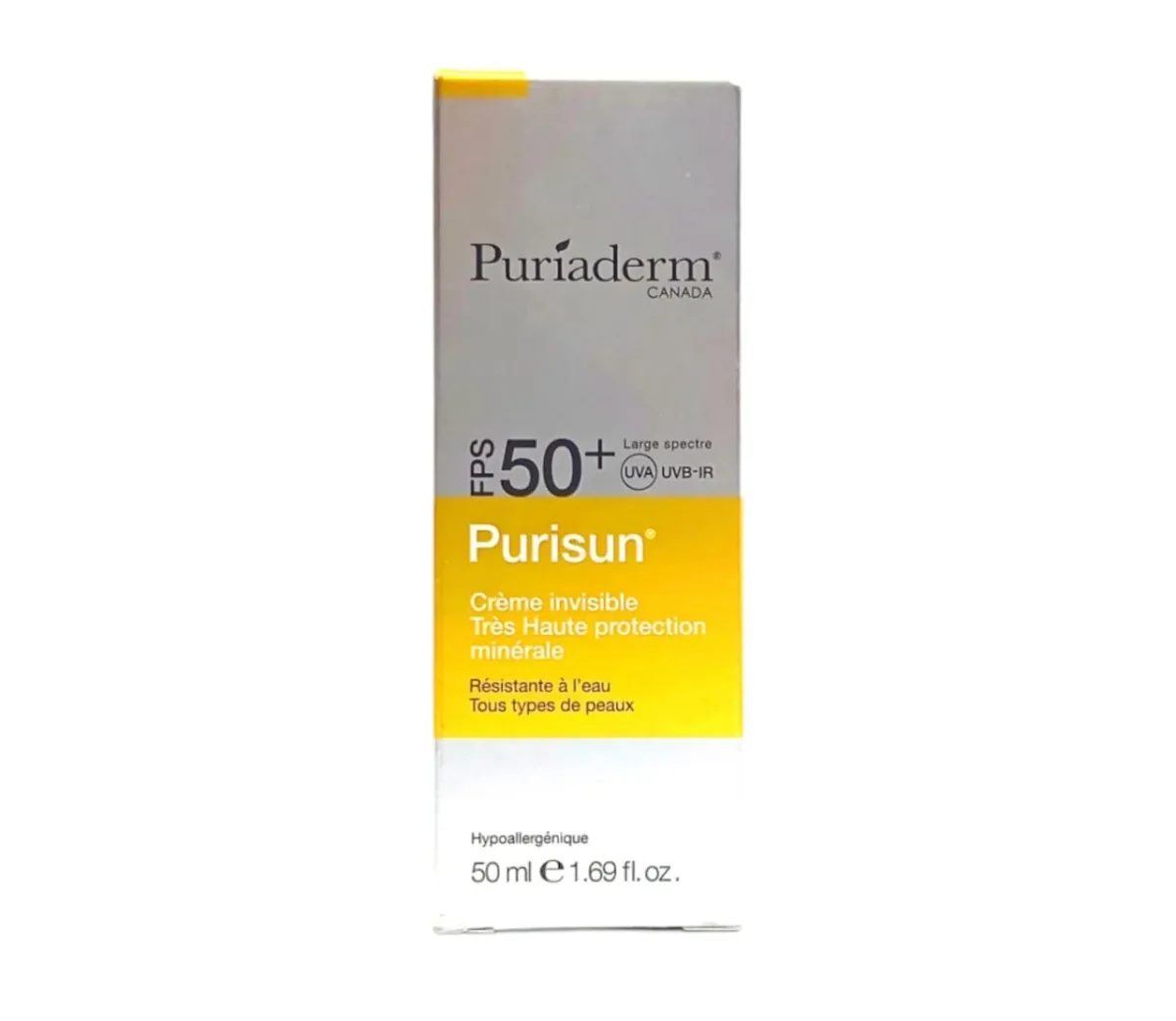 PURIADERM PURISUN ECRAN INVIS 50+ 50ML