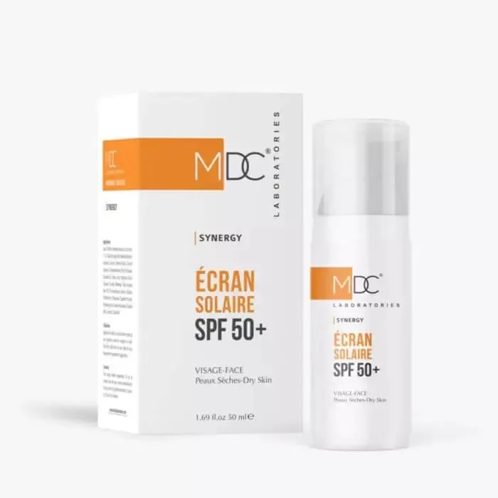 MDC SYNERGY ECRAN SOLAIRE PEAUX SECHE 50+