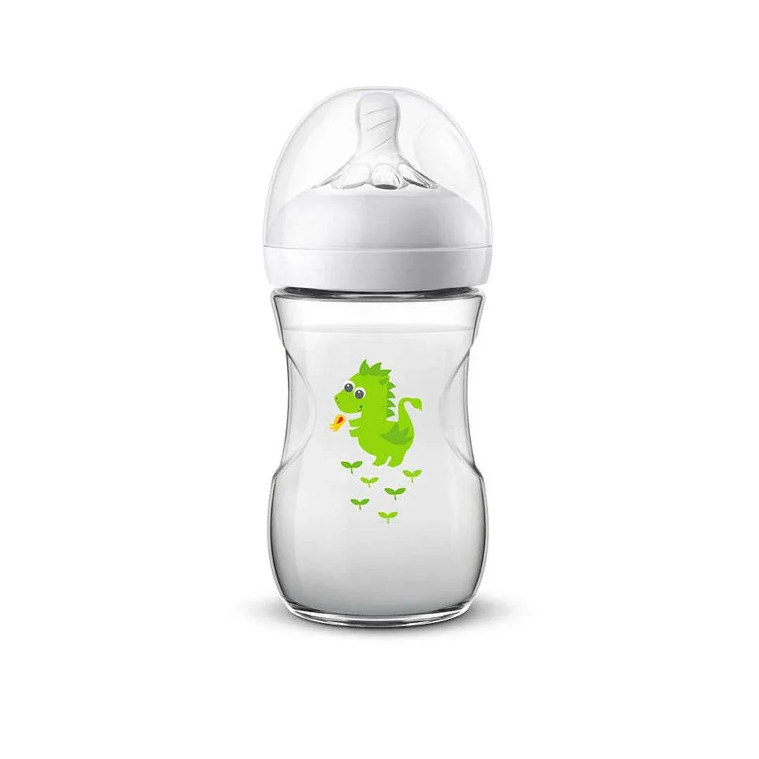 AVENT BIBRON NATURAL 260ML 1M+ DRAGON