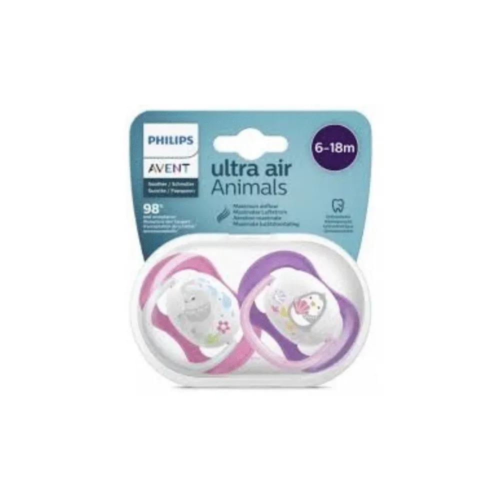 AVENT SUCETTE 6-18M/SCF080/08 FILLE