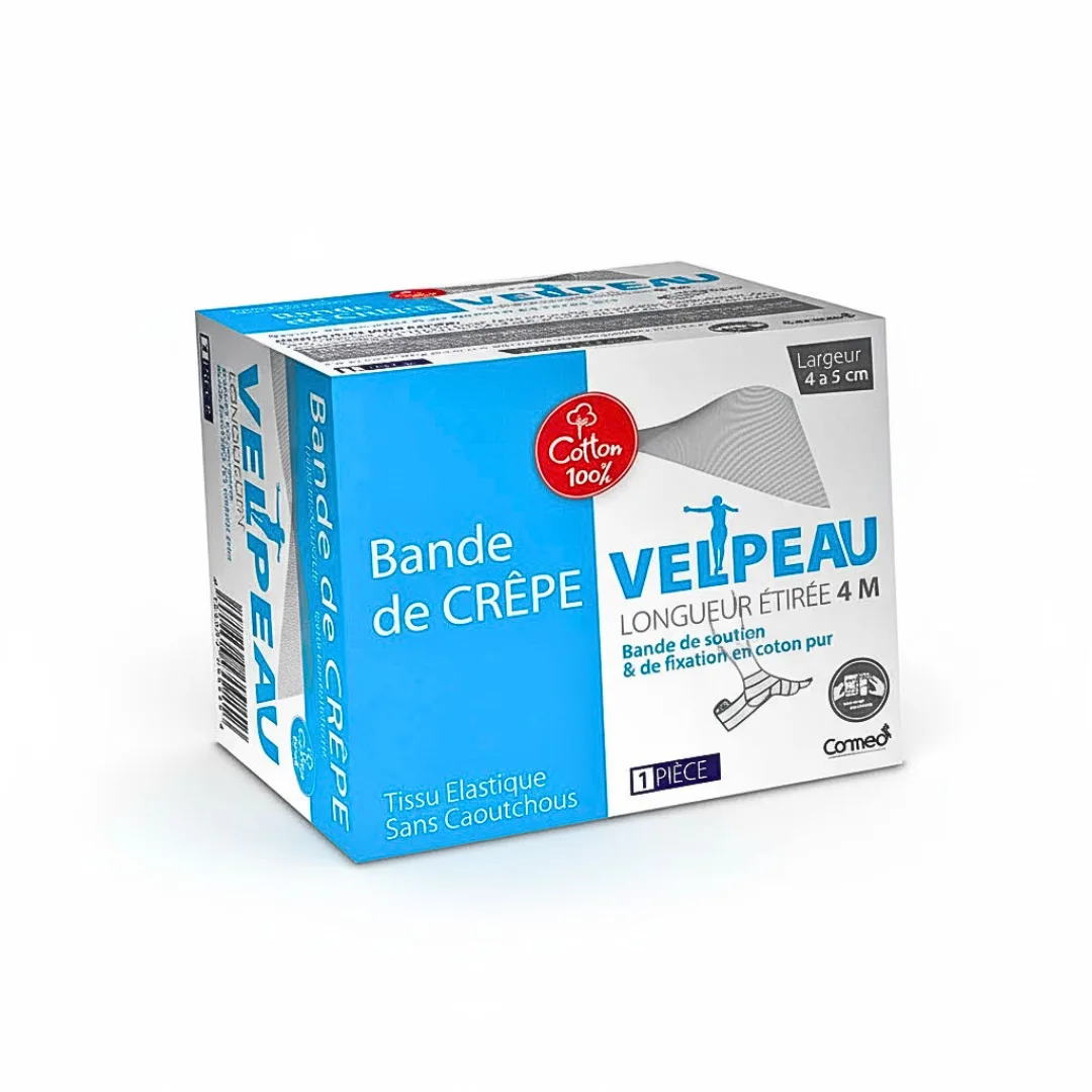 BANDE DE CREPE VELPEAU BLEU 4 A 5CM