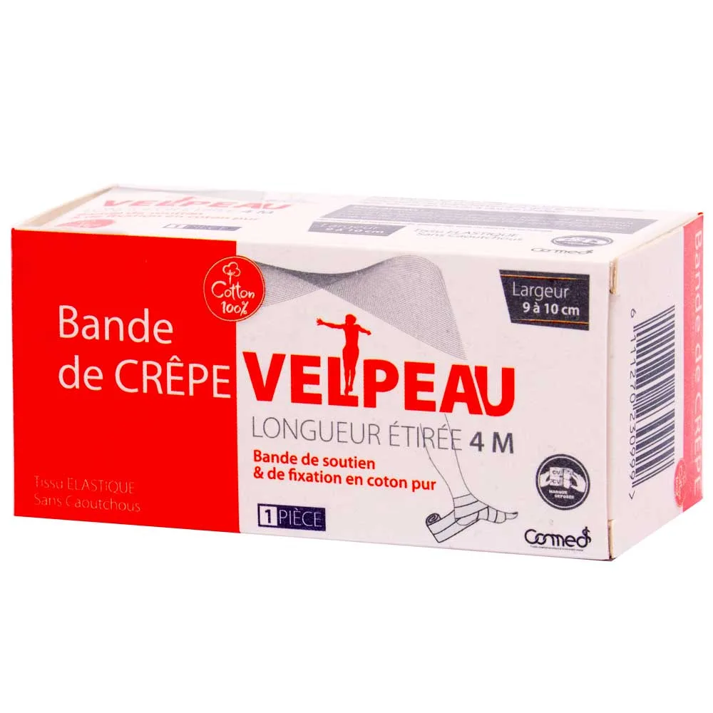 BANDE DE CREPE VELPEAU ROUGE 6A7CM