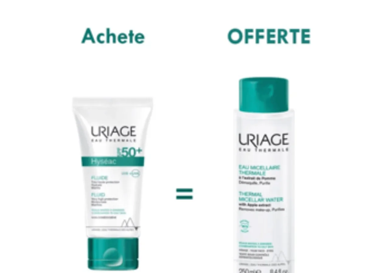 URIAGE COFFRET HYSEAC 50+ ET HYSEAC EU MECILLAIRE 250ML