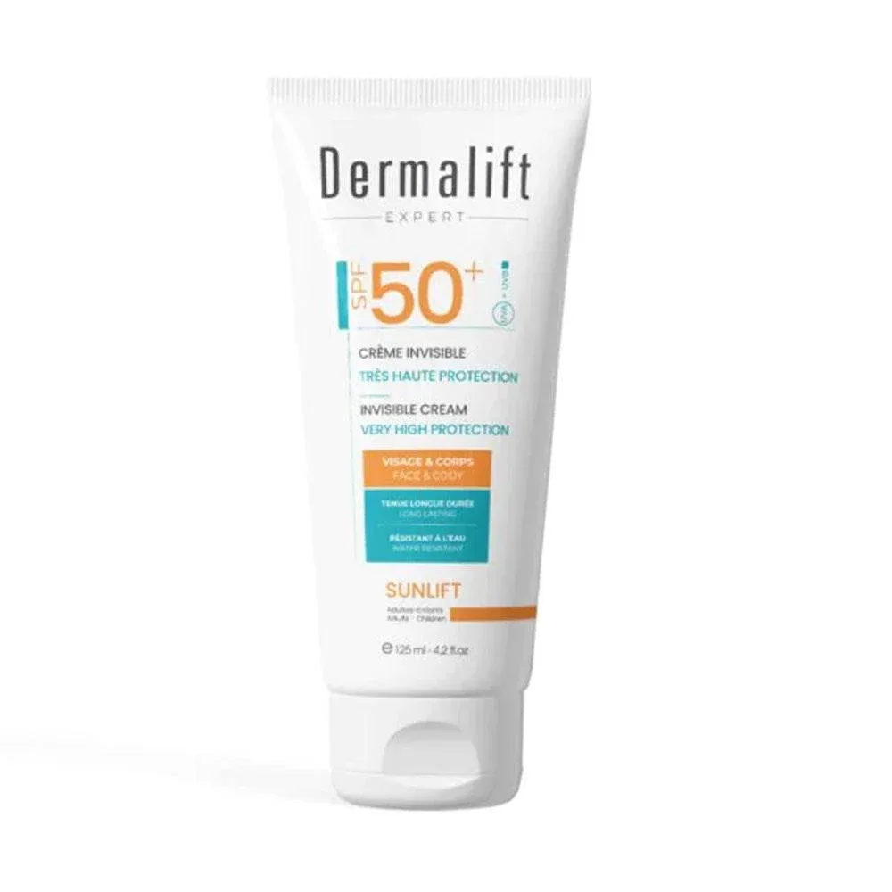 DERMALIFT SUNLIFT CRM INVI SOLAIRE TOUT TYPE DE PEAUX 50+ 125ML