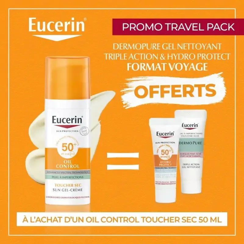 EUCERIN PACK SUN OIL CONTROL+ 2MINI
