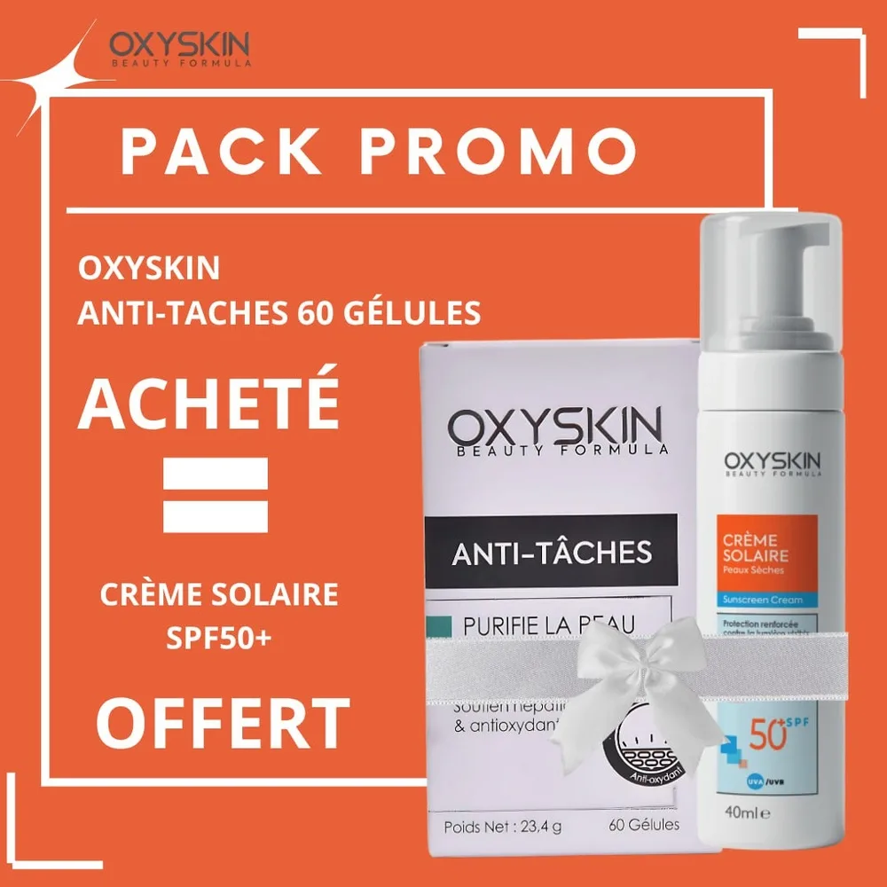 OXYSKIN PACK ANTI TACHE 60 GEL + OXYSKIN ECRAN PS 40ML